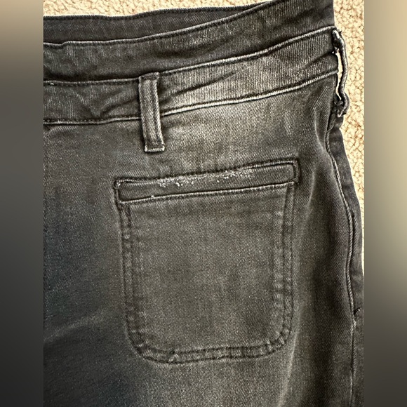 Anthropologie Pilcro and the Letterpress Straight Leg Gray Black Jeans 32 - Picture 6 of 11